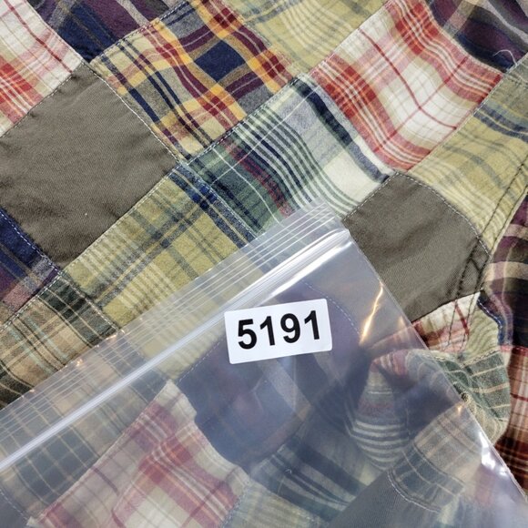 Izod Shorts Mens 38 Plaid Patchwork Multicolor Chino - Picture 7 of 7